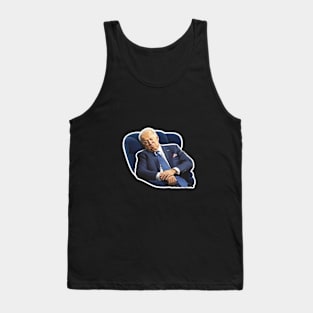 Biden sleeping sticker Tank Top